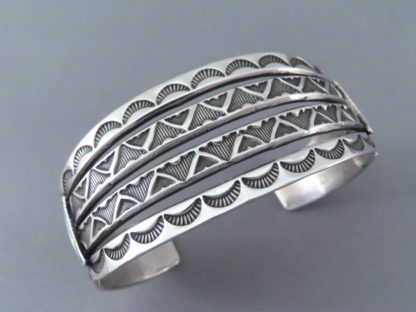 Split Sterling Silver Cuff Bracelet by Andy Cadman