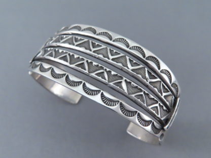 Split Sterling Silver Cuff Bracelet by Andy Cadman