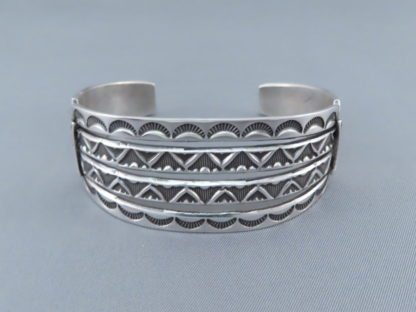 Split Sterling Silver Cuff Bracelet by Andy Cadman
