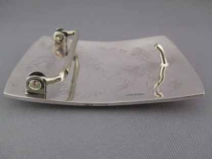 Sterling Silver ‘Bear Paw’ Belt Buckle (Hopi Jewelry)