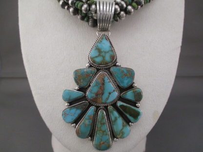 Royston Turquoise Necklace & Earring Set by LaRose Ganadonegro