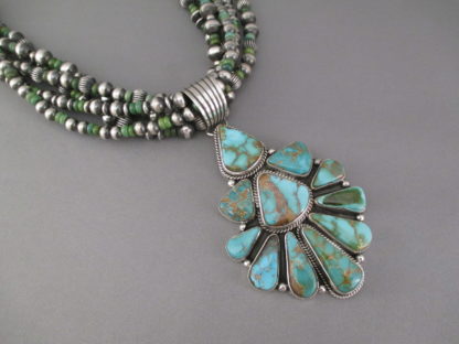 Royston Turquoise Necklace & Earring Set by LaRose Ganadonegro