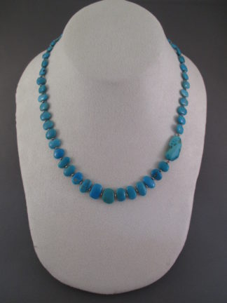 Sleeping Beauty Turquoise Necklace (smaller, single-strand) $625-