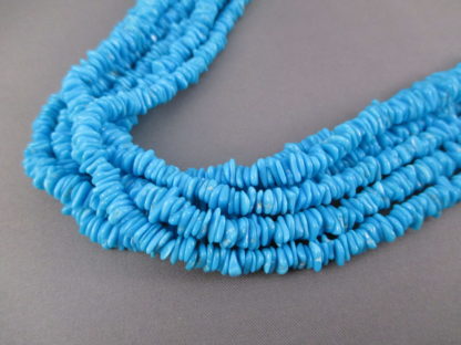 Six-Strand Sleeping Beauty Turquoise Necklace