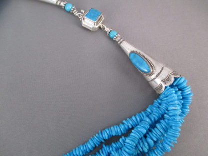 Six-Strand Sleeping Beauty Turquoise Necklace