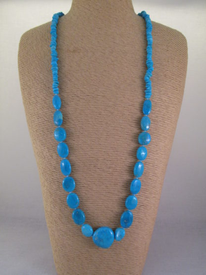 Lisa Chavez Long Sleeping Beauty Turquoise Necklace