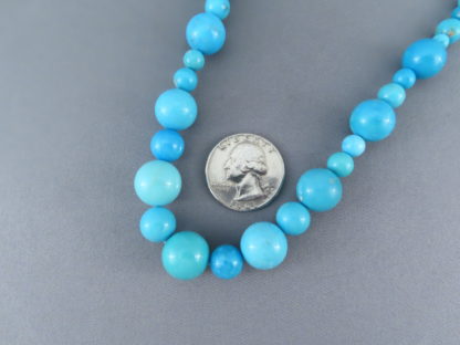 Sleeping Beauty Turquoise Bead Necklace