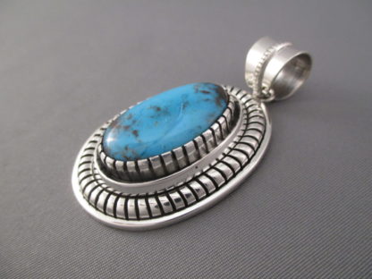 Candelaria Turquoise Pendant by Marian Nez