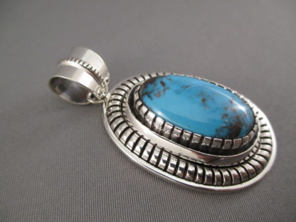 Candelaria Turquoise Pendant by Marian Nez