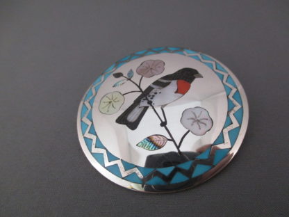 Zuni Inlay Pin/Pendant by Ruddell & Nancy Laconsello