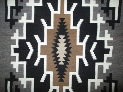 Rose Mike Two Grey Hills Tapestry Weaving – Smaller Size Navajo Rug