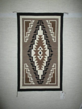 Julia Jumbo Navajo Rug - Two Grey Hills Tapestry Weaving by Navajo weaving artist, Julia Jumbo $4,800-