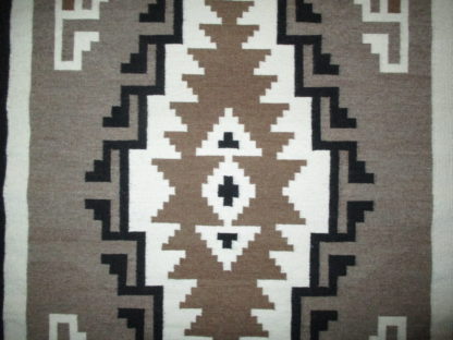 Julia Jumbo Two Grey Hills Tapestry Rug – Smaller Size Navajo Weaving