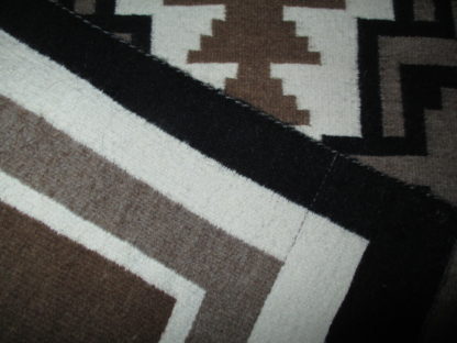 Julia Jumbo Two Grey Hills Tapestry Rug – Smaller Size Navajo Weaving