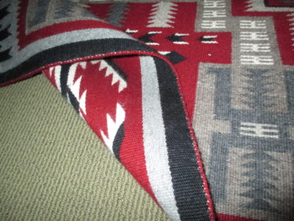 Storm Pattern Navajo Rug by Mary Shepherd – Smaller Weaving