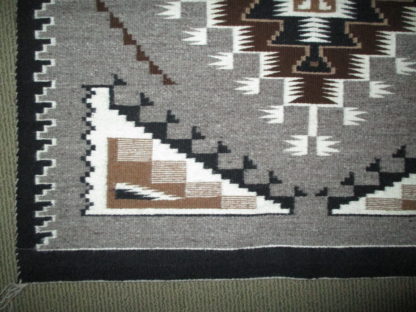 Two Grey Hills Rug by Marie Begay – Medium Size Navajo Rug