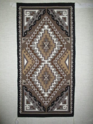 Two Grey Hills Navajo Rug -- Two Grey Hills Rug by Navajo Weaving Artist, Barbara Tsosie $4,950-