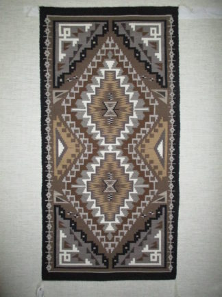 Two Grey Hills Rug by Barbara Tsosie