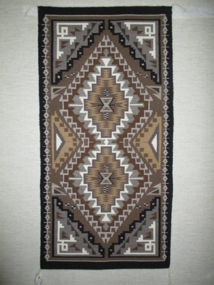 Two Grey Hills Rug by Barbara Tsosie