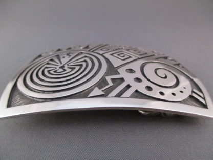 Veryl Pooyouma Hopi Belt Buckle with ‘Man in the Maze’