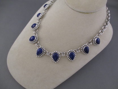 Lapis & Sterling Silver Necklace