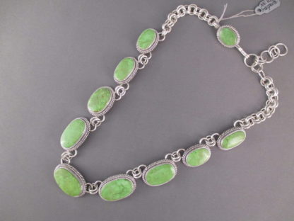 Gaspeite Necklace by Artie Yellowhorse
