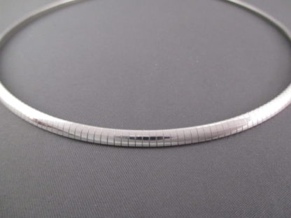 Sterling Silver Omega Necklace (16″)