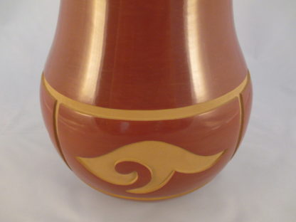 Red Santa Clara Pueblo Pottery Jar by Daryl Whitegeese