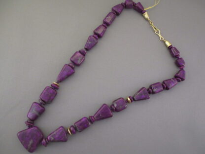 Sugilite & 14kt Gold Necklace by Bruce Eckhardt