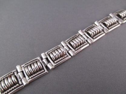 Sterling Silver Link Bracelet by Tom Charlie