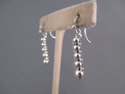 Sterling Silver Earrings with ‘Dots’ by Artie Yellowhorse