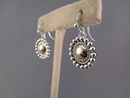 Gold & Silver Earrings by Artie Yellowhorse