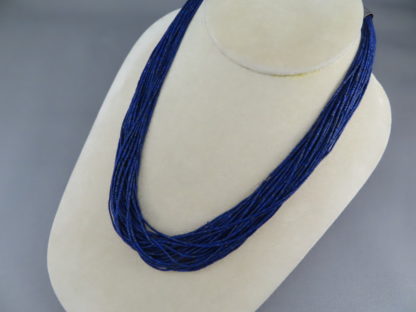 Fine Heishi Necklace with Lapis