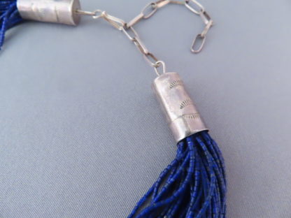 Fine Heishi Necklace with Lapis