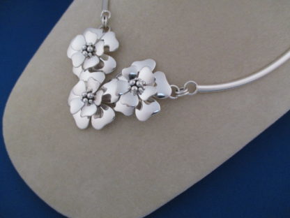 Sterling Silver ‘Flower’ Necklace by Artie Yellowhorse