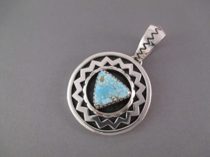 Number 8 Turquoise Pendant by Kyle Lee