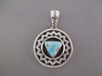 Number 8 Turquoise Pendant by Kyle Lee