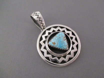Number 8 Turquoise Pendant by Kyle Lee