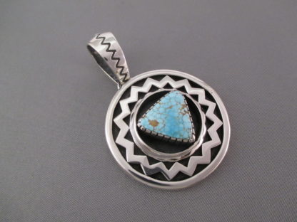 Number 8 Turquoise Pendant by Kyle Lee