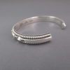 Eye-Catching Sterling Silver Cuff Bracelet by Artie Yellowhorse