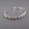 Eye-Catching Sterling Silver Cuff Bracelet by Artie Yellowhorse