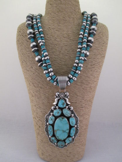 Pilot Mountain Turquoise Necklace & Earring Set