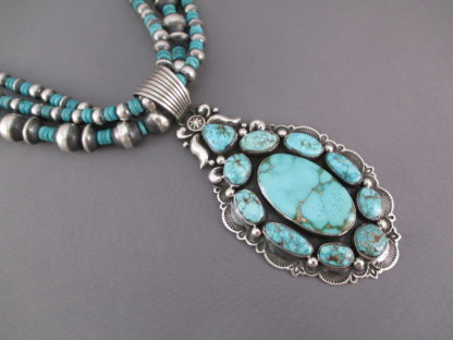 Pilot Mountain Turquoise Necklace & Earring Set