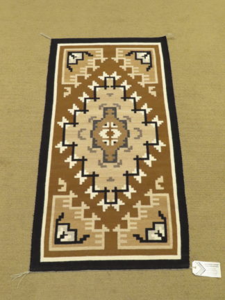 Exceptional Two Grey Hills Rug by Native American Navajo Indian Master Weaver, Katherine Nathaniel $4,600- FOR SALE