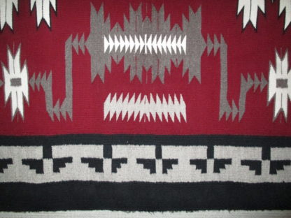 Navajo Storm Pattern Rug – Very Large Weaving by Thelma James