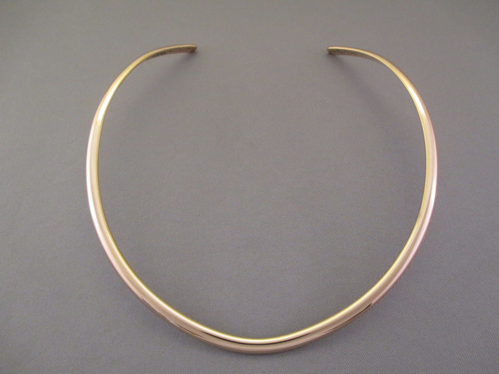 Gold Collar - 14kt Gold Collar Necklace by Native American Indian jewelry artist, Artie Yellowhorse $4,500-