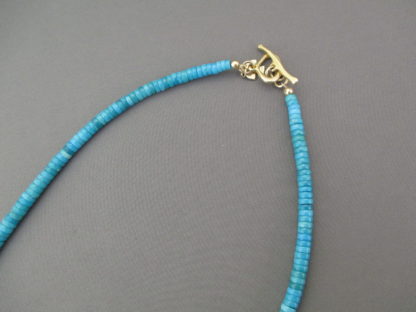 Lisa Chavez 14kt Gold & Sleeping Beauty Turquoise Necklace