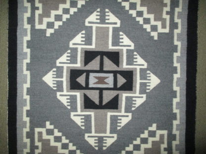 Mildred Natani Two Grey Hills Rug – Smaller Navajo Weaving