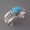 Bisbee Turquoise Cuff Bracelet by Bryan Joe