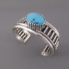 Bisbee Turquoise Cuff Bracelet by Bryan Joe